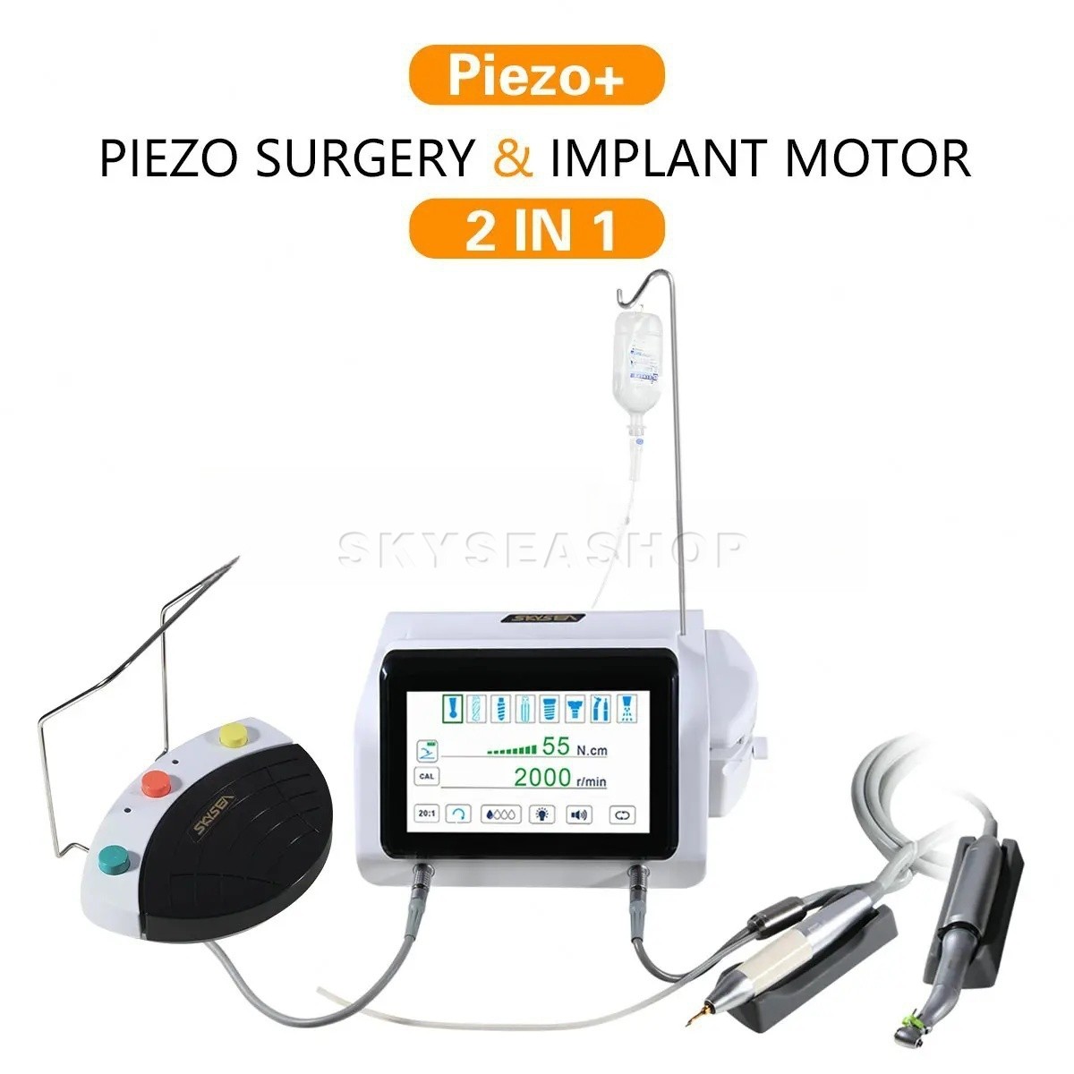 Dental Piezo Motor 2 IN 1 SURGIC TOUCH Surgery & Implant Bone Cutter CE & FDA