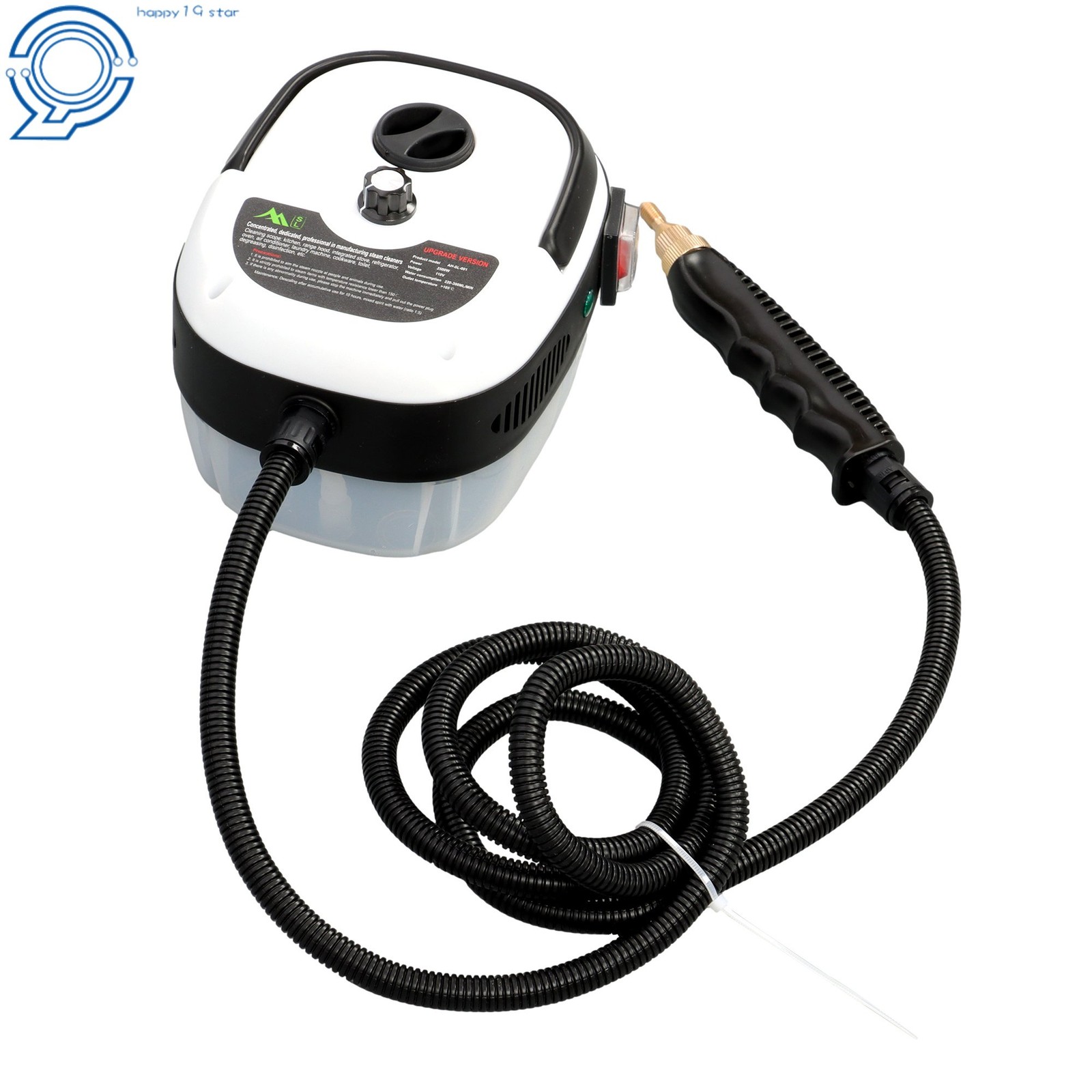 Steam Mop & Cleaner 2500W for Hardwood Floors & Auto Detailing Accessories
