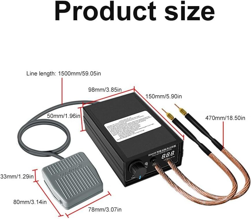 8000W Mini Spot Welder Machine DIY Kit 18650 Battery Spot Welding Pen ToolsSoHK