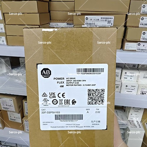 Allen-Bradley 22F-D2P5N103 PowerFlex 4M 0.75kW 1HP AC Drive New Factory Sealed