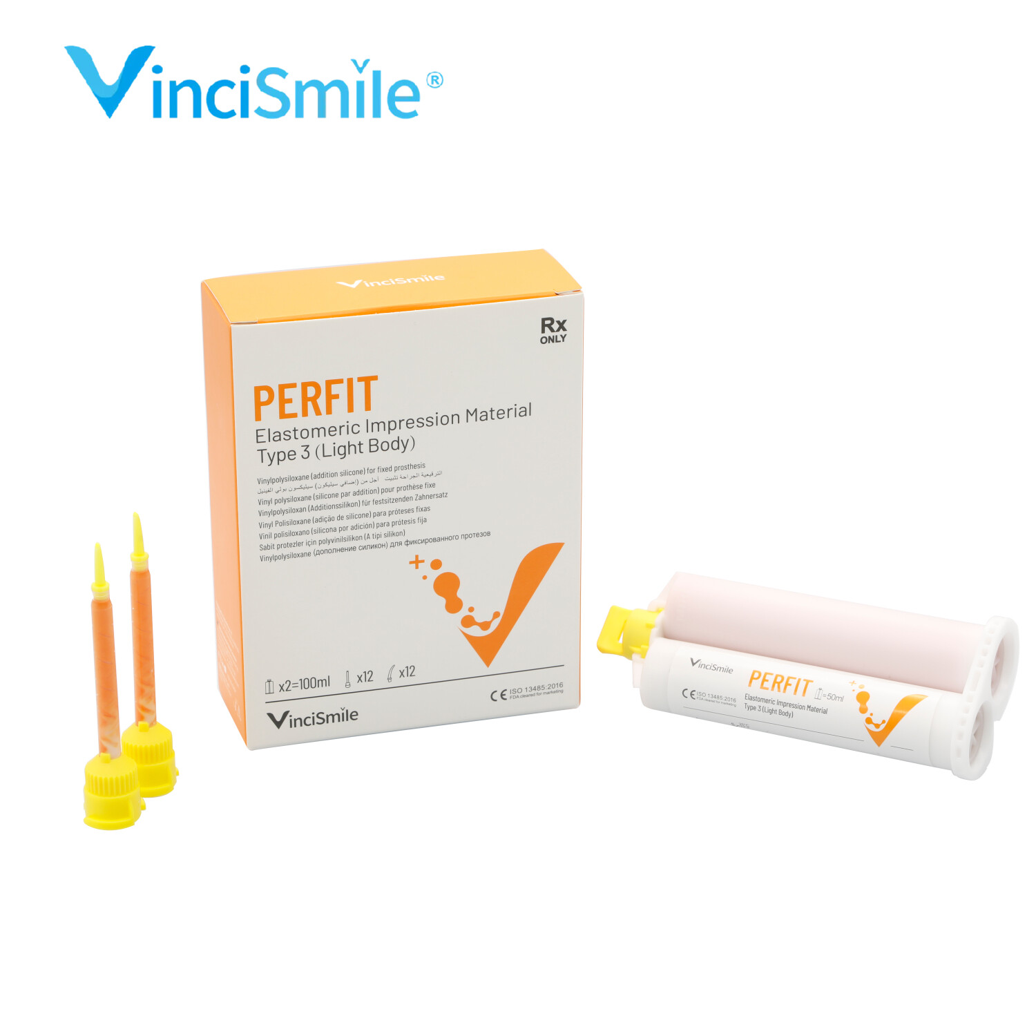 Dental Crown & Bridge Impression Material Light Body 2*50ML – Fast / Normal Set