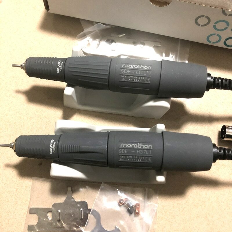 Dental LAB MARATHON Micromotor Polishing Handpiece 2.35mm SDE-H37L1/H37LN 35000R