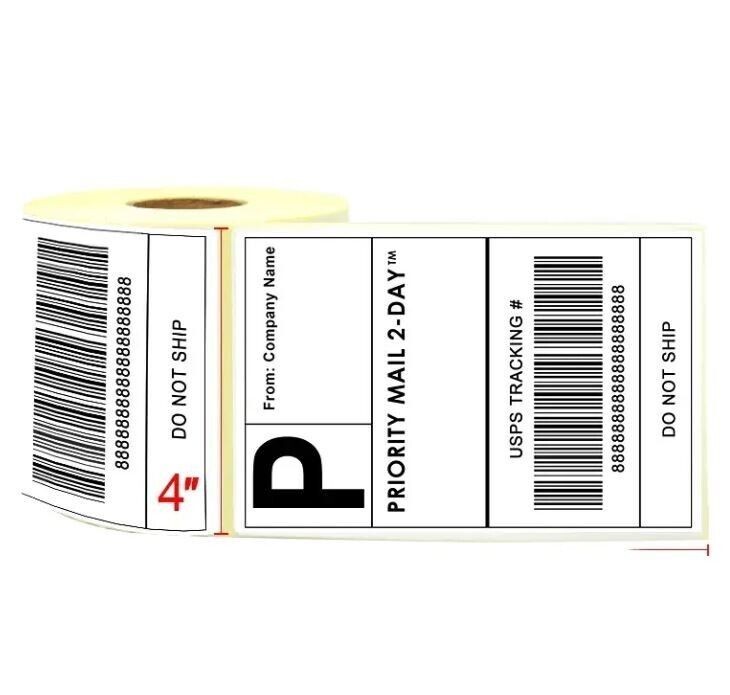 40 Rolls 4×6 Direct Thermal Shipping Labels – 250 per roll – 10000 labels