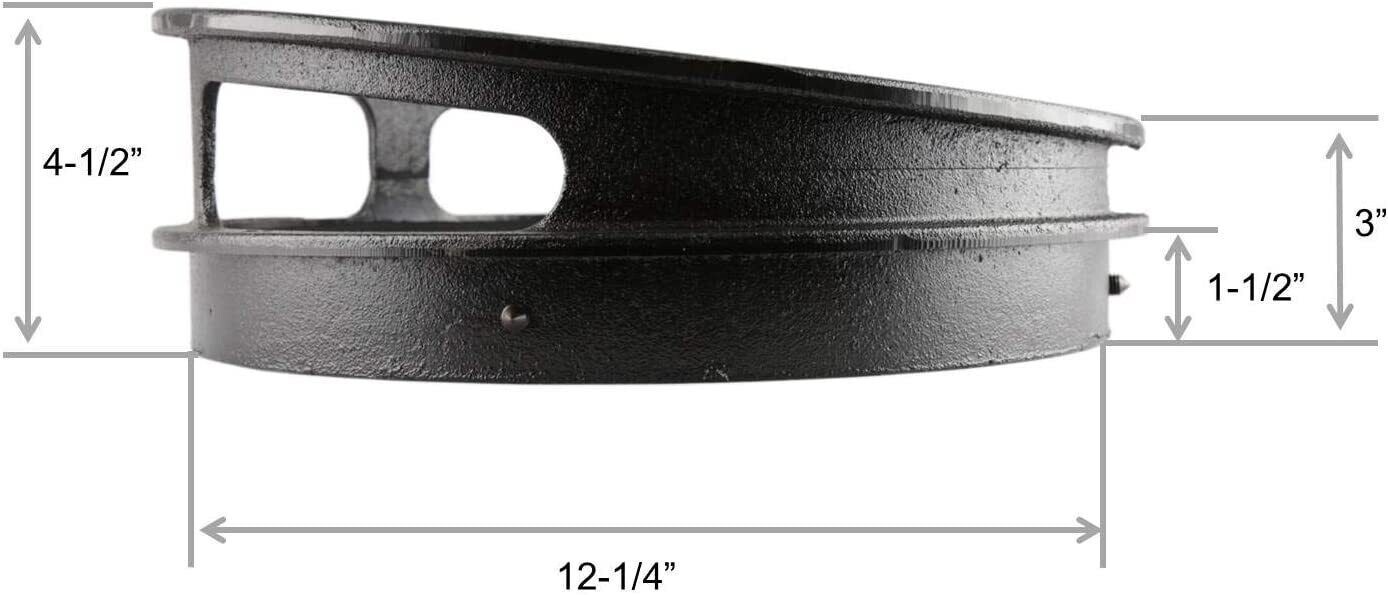 13″ Hole Cast Iron Ring Rim Replace Old Wok Ring for Chinese Wok Range