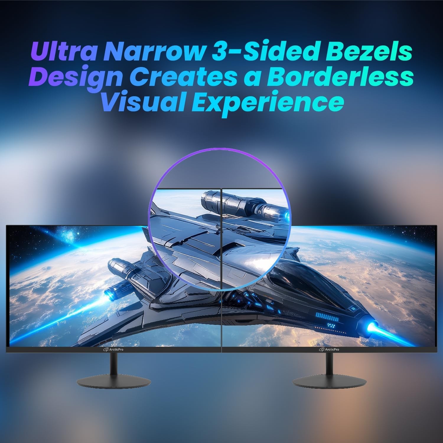 ArcticPro 22 inch 100Hz Monitor, Full HD (1920 x 1080p) Computer Monitor, 105…