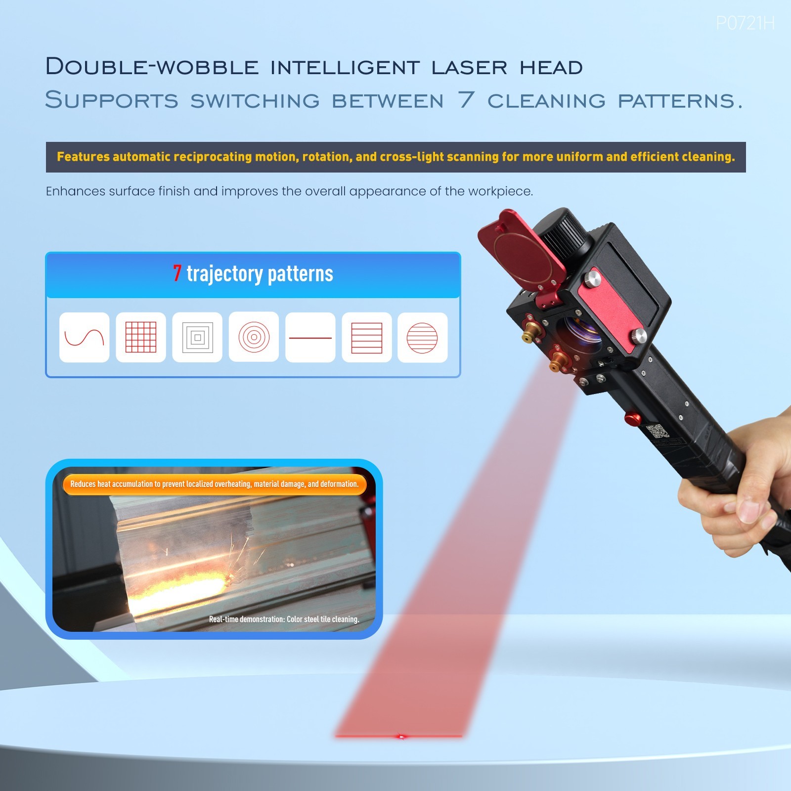 SFX 2000W Integrated Fiber Laser Cleaning Machine Laser Rust Oil Paint Remover
