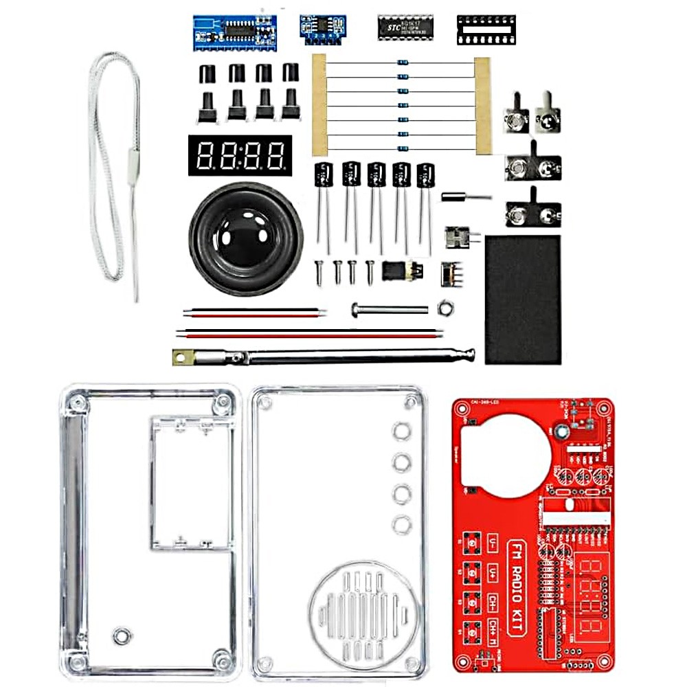 150Hz-20KHz DIY FM Radio Electronic Kit Adjustable Frequency Soldering Project