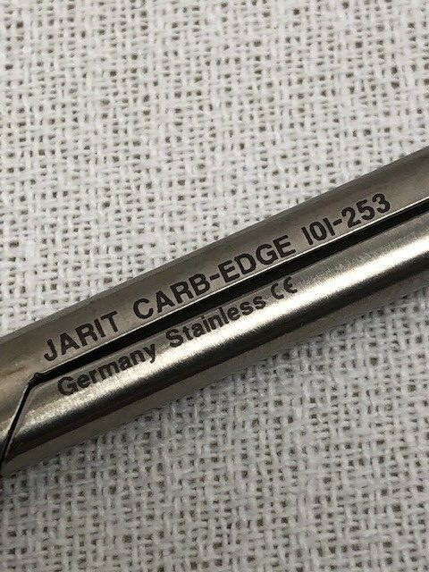 JARIT INTEGRA 101-253 5 3/4” CURVED METZENBAUM LAHEY CARBIDE SCISSOR S/S ( C )