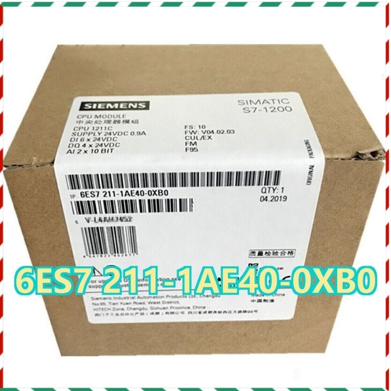 6ES7 211-1AE40-0XB0 NEW SIEMENS 6ES7211-1AE40-0XB0 SIMATIC S7-1200 CPU 1211C