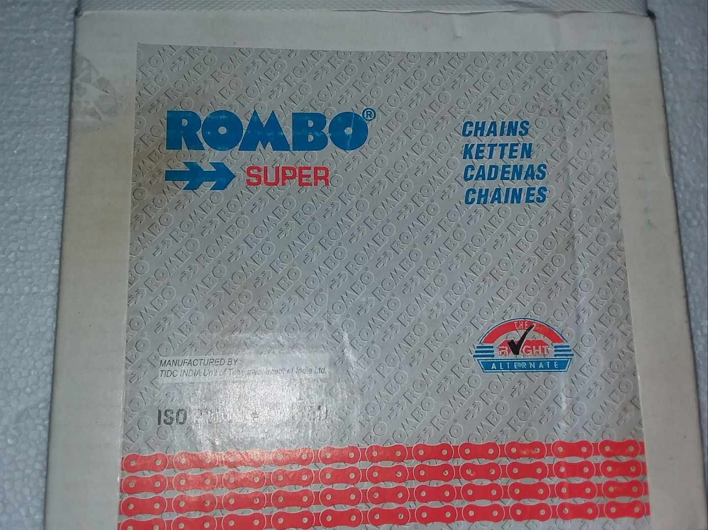 TISCO/ROMBO roller chain 100RC