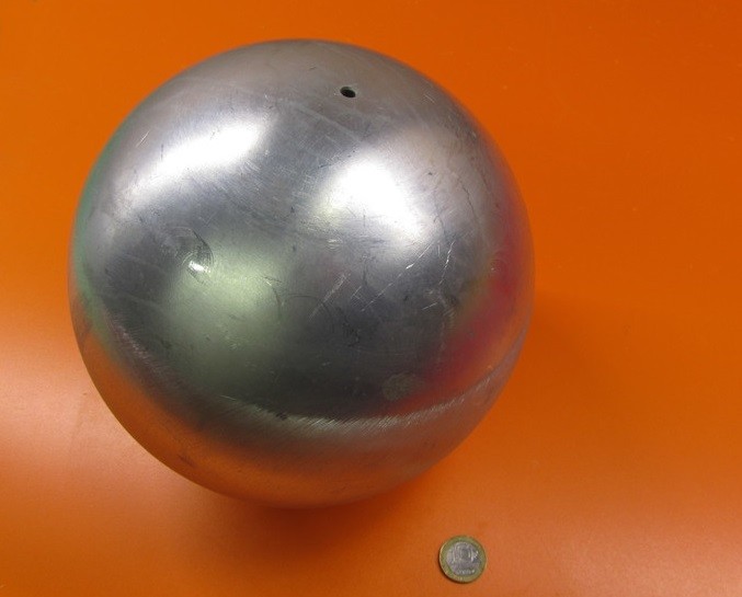 3003 Aluminum Hollow Sphere / Balls 8.00″ Diameter, 1 Pieces