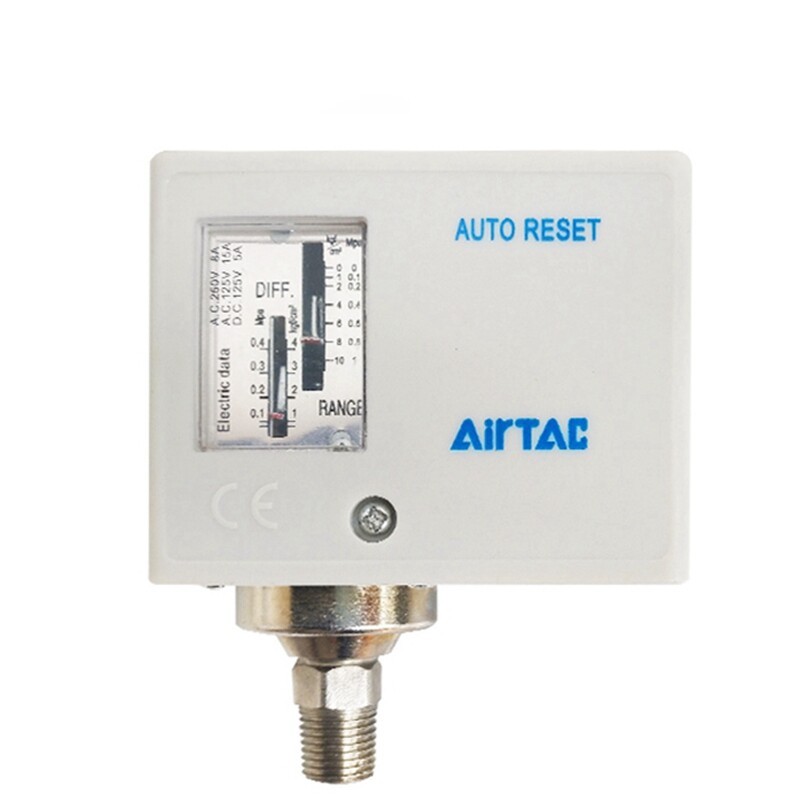 AirTAC PK506 pneumatic mechanical pressure switch 0.05MPa~0.6MPa -0.5kg~6kg