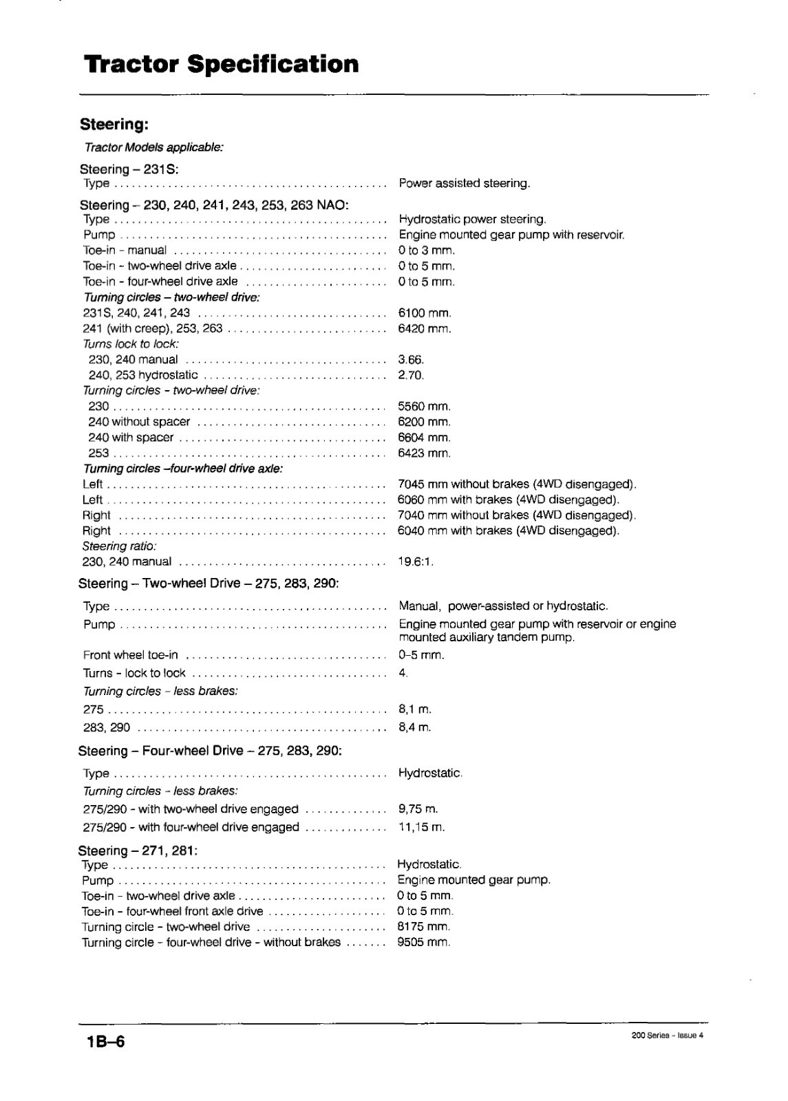Massey Ferguson Tractors Service Manual Repair 265S 270 271 275 281 283 285S 290