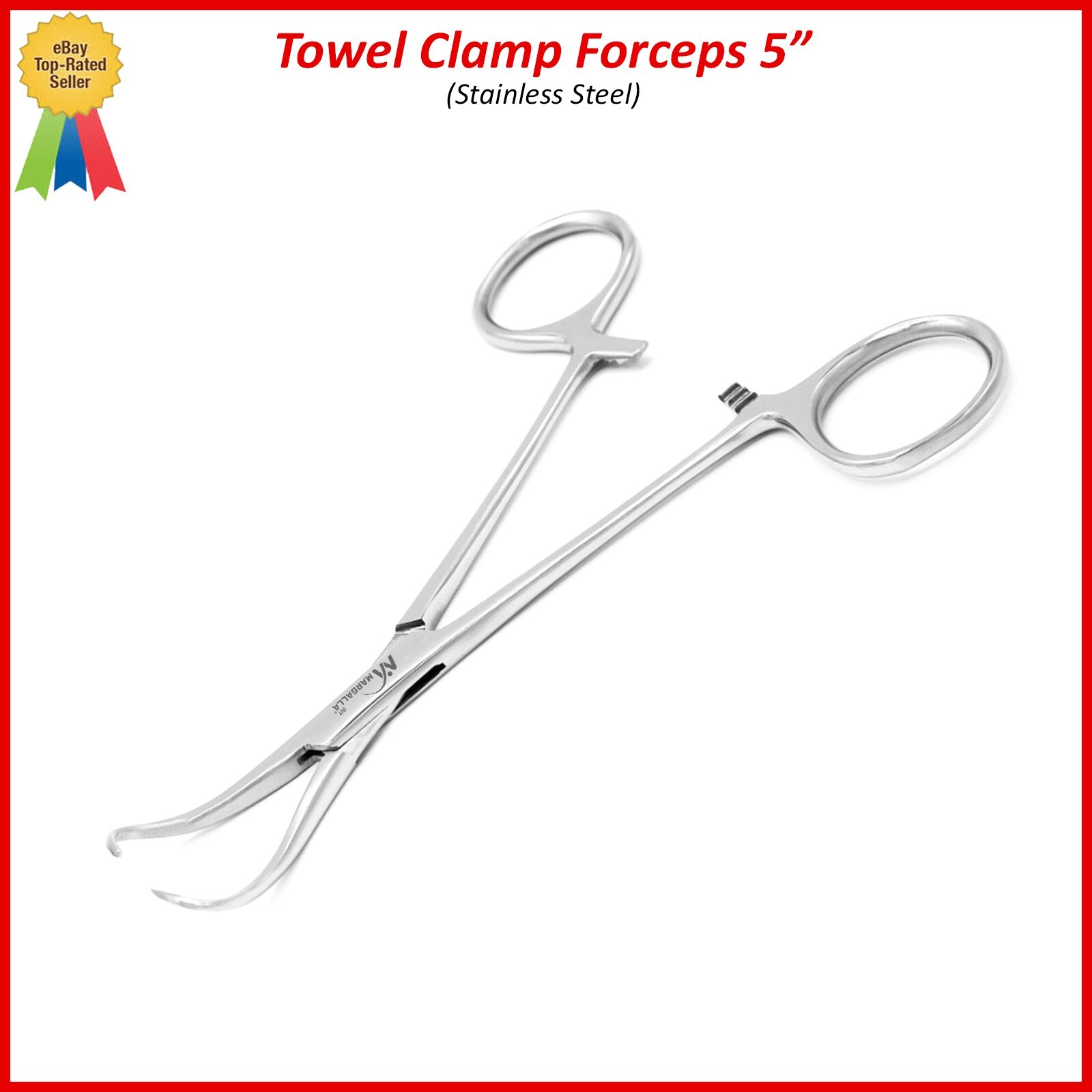 Dental Backhaus Towel Clamp Forceps 5″ Surgical Veterinary Instruments CE