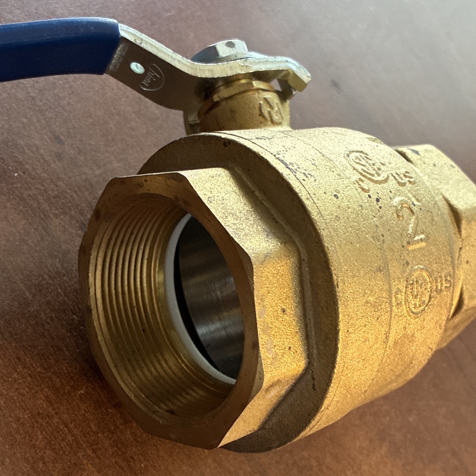 Milwaukee Valve BA-475B 2 in Brass Manual Ball Valve NPT 600 WOG 250 psi