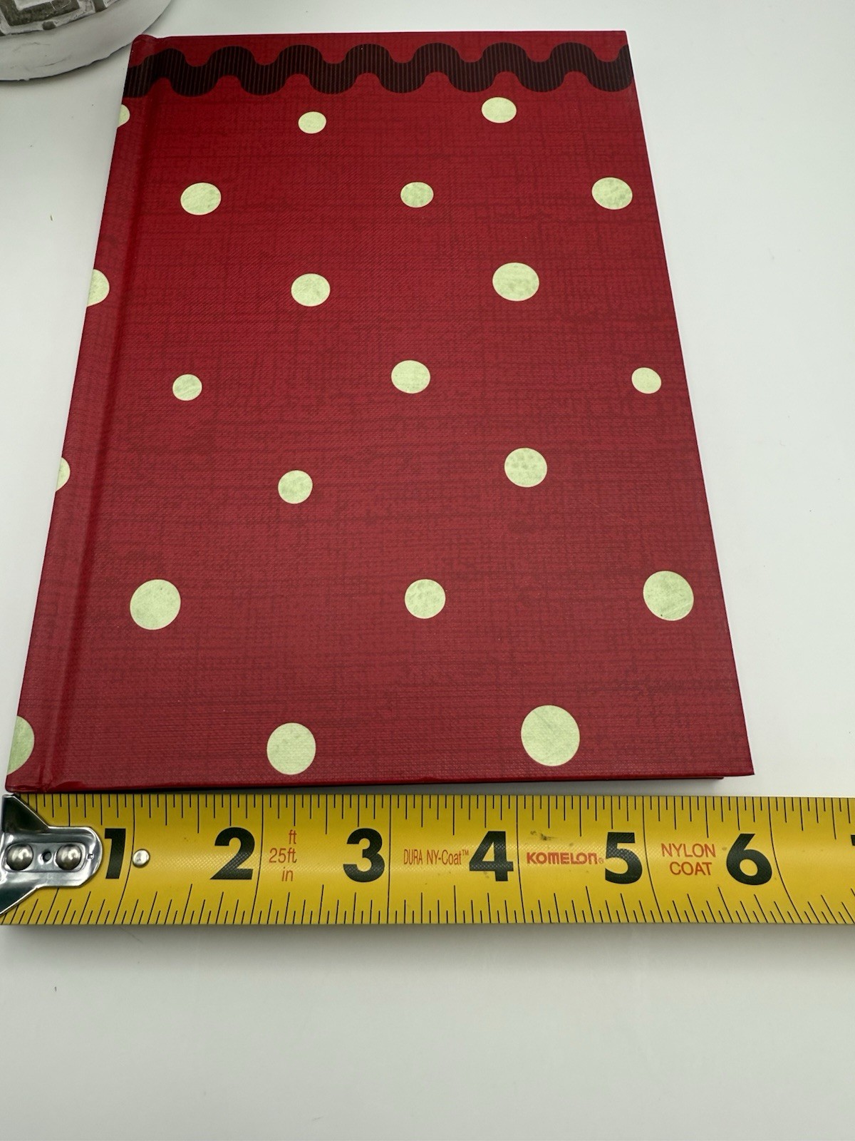 Hallmark Red Polka Dot Hardcover Journal 8×6 Lined Notebook Retro Inspo 2AD4417