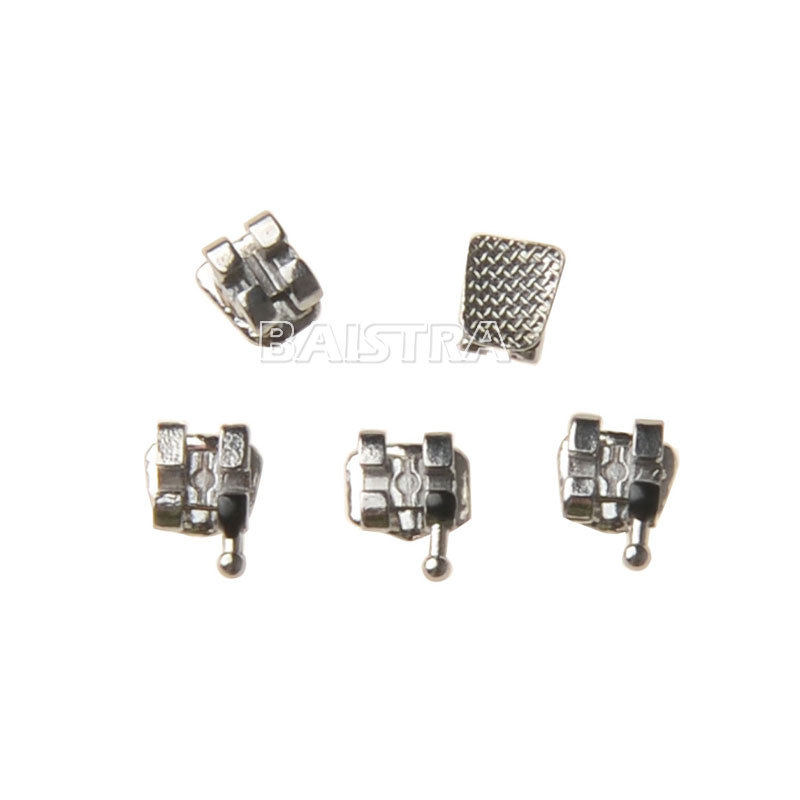 10X Dental Orthodontic Metal Braces Bracket Mini/Standard MBT/Roth.022 Hooks 345