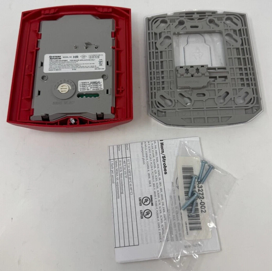 SYSTEM SENSOR SPECTRALERT ADVANCE HR HORN RED NEW