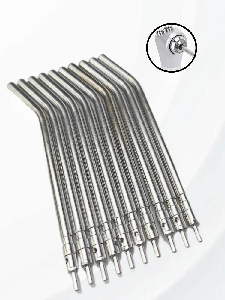 100PCS /bag Dental Stainless Steel Three-Ways Air Water Syringe Tip Water Nozzle