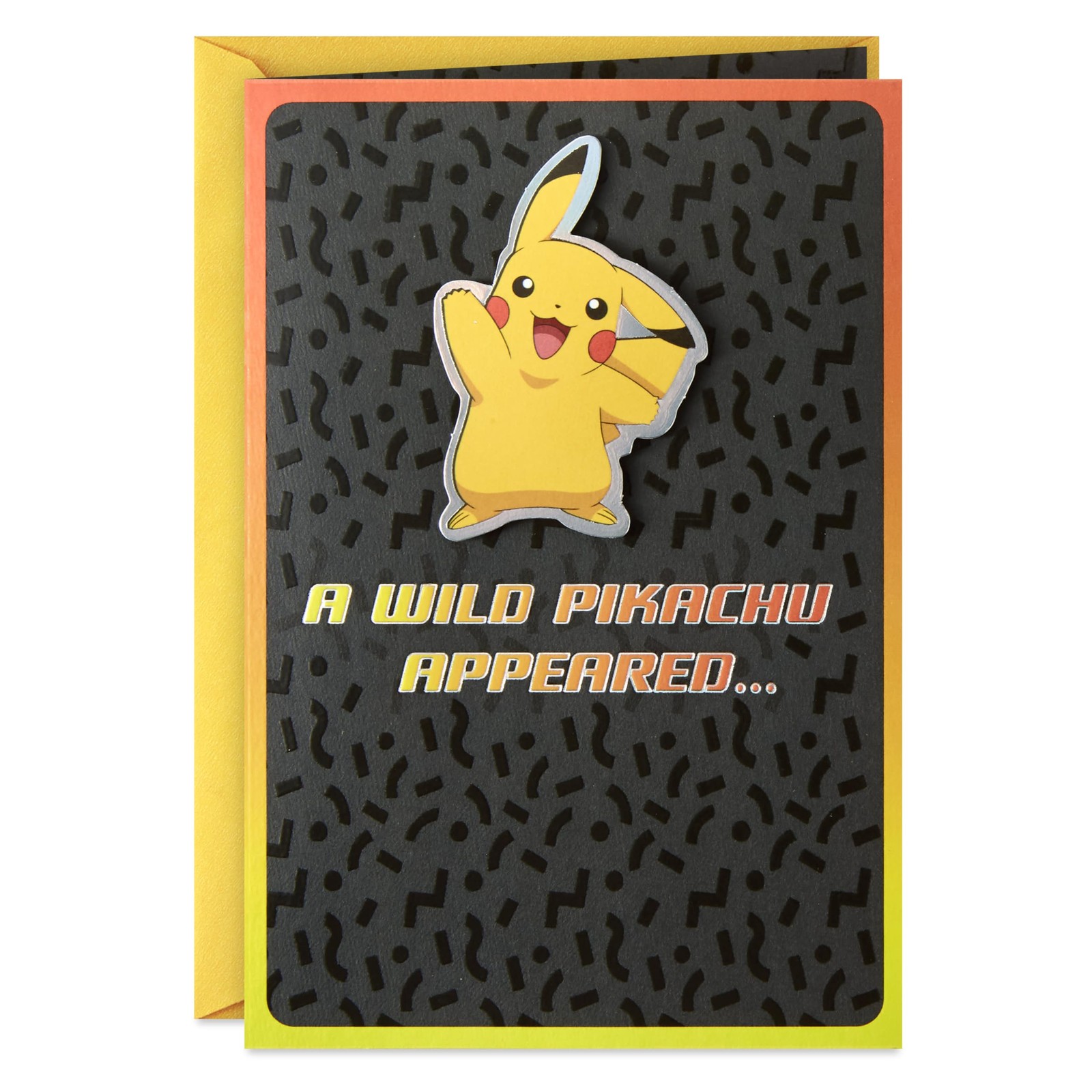 Hallmark Pokémon Birthday Card (Wild 5 inches x 7.2 inches, Wild Pikachu