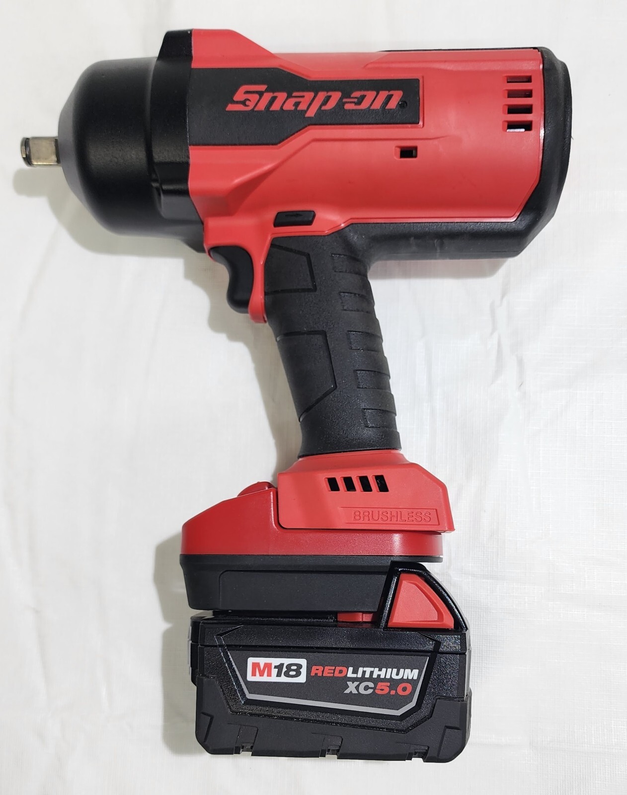 Snapon lithium tool to M18 or 20v Dewalt battery adapter