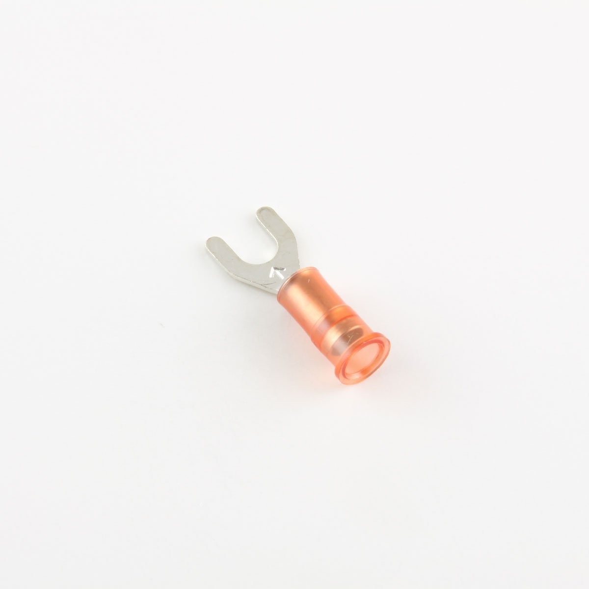 22-18 Ga. Nylon-Insulated Fork Terminals, #8 Stud – (pack of 50)