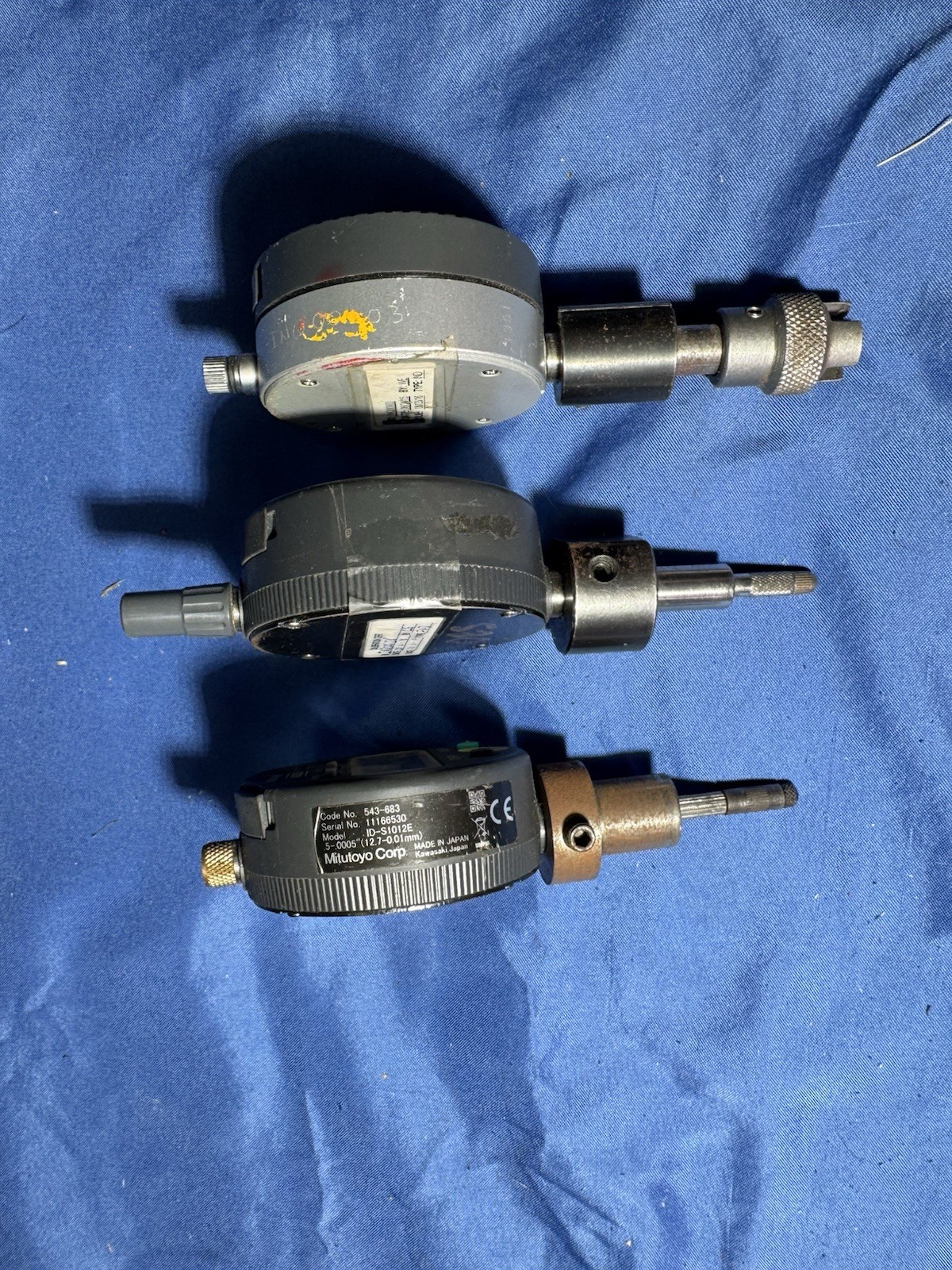 Lot Of Three FOR PARTMitutoyo 543-783B ABSOLUTE Digimatic Indicator ID-S 1012EXB