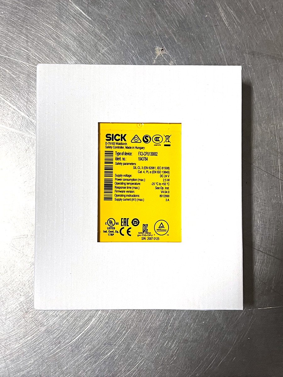 NEW! SICK FX3-CPU130002 Flexi Soft Safety Controller Main Module 1043784 NIB