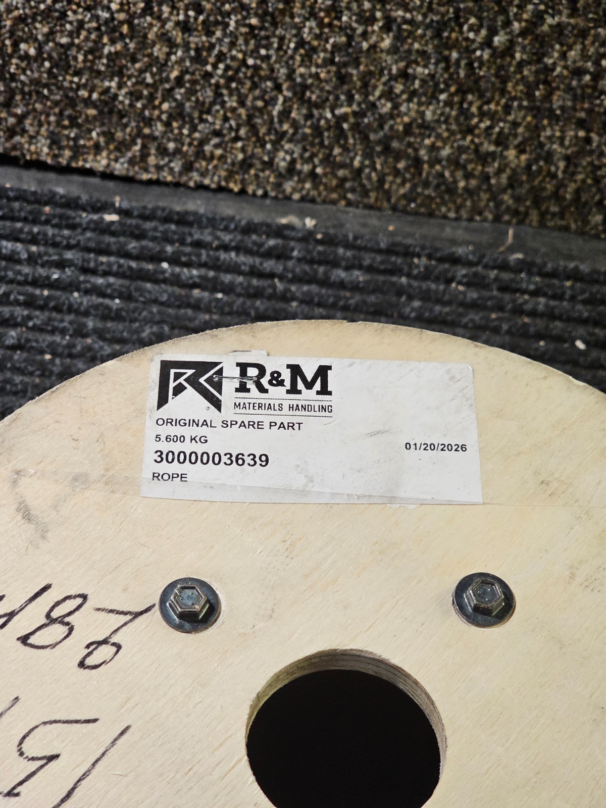R&M 3000003639 85 FT. 5.6kg Replacement Wire Rope for R&M SX Wire Rope Hoists