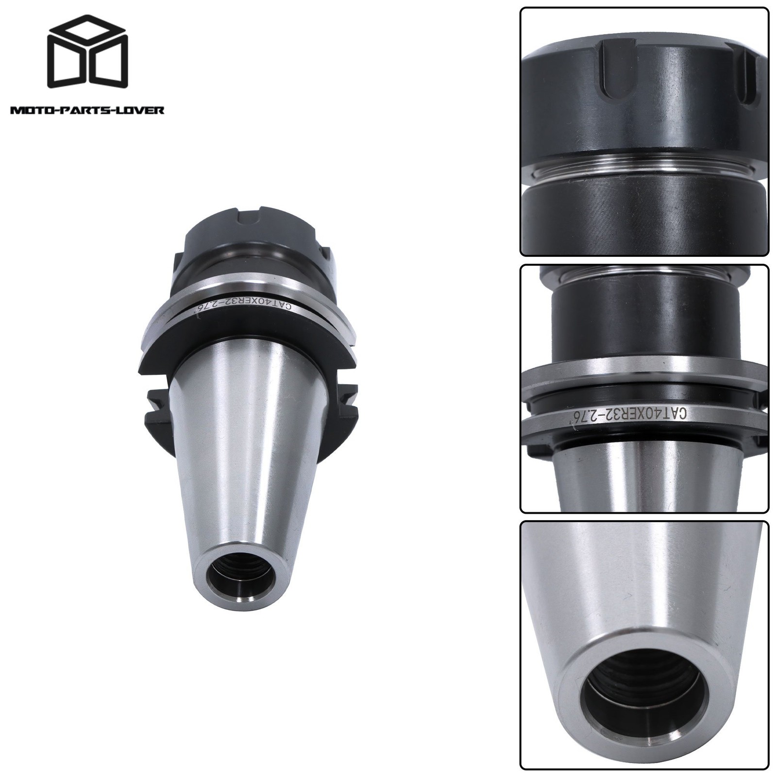 Precision CAT40 ER32 Chuck Set 10pcs 2.76″ 70mm CNC Mill Holder