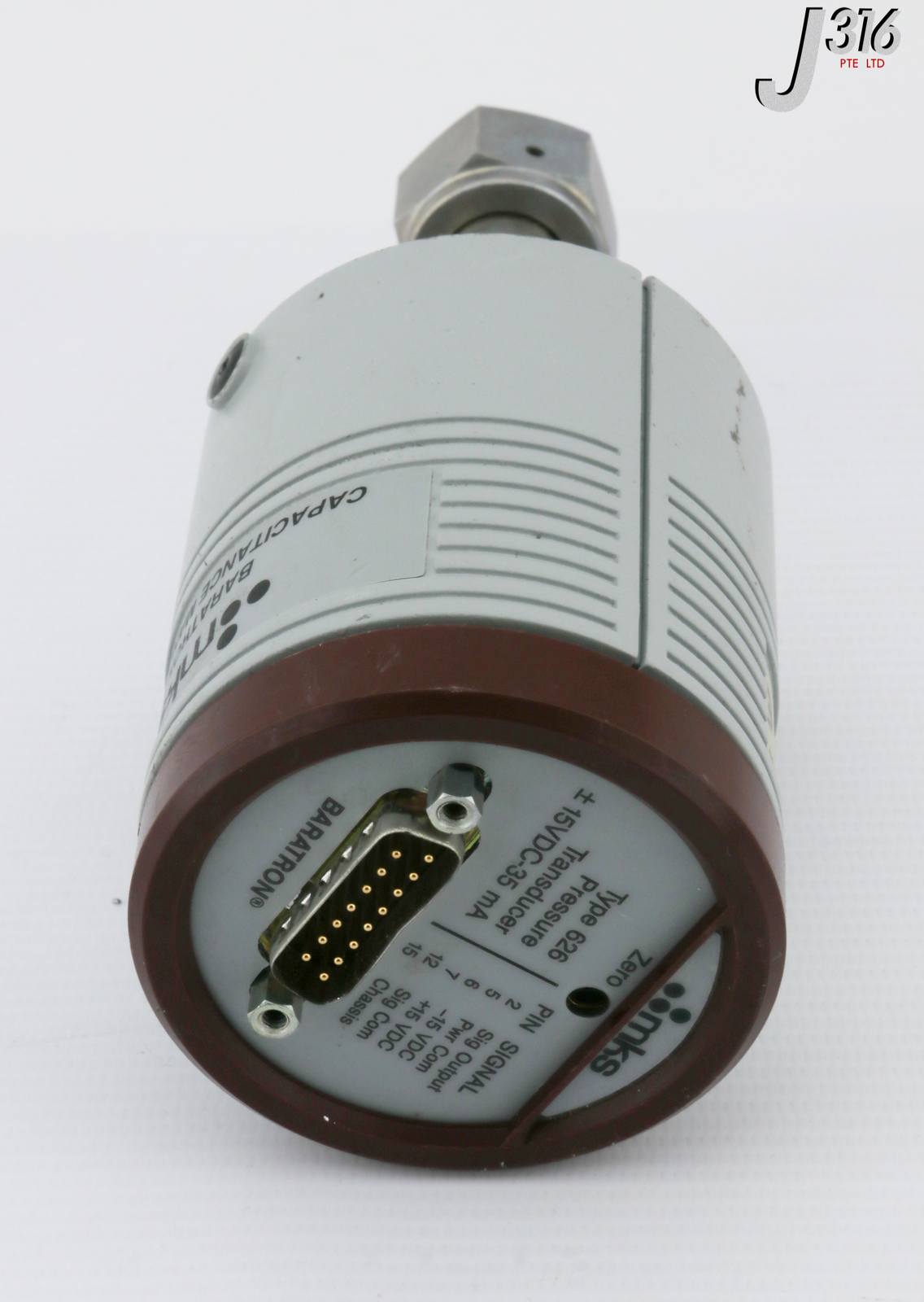 T406 MKS BARATRON PRESSURE TRANSDUCER, TYPE 626, 1000 TORR 626A13TEE