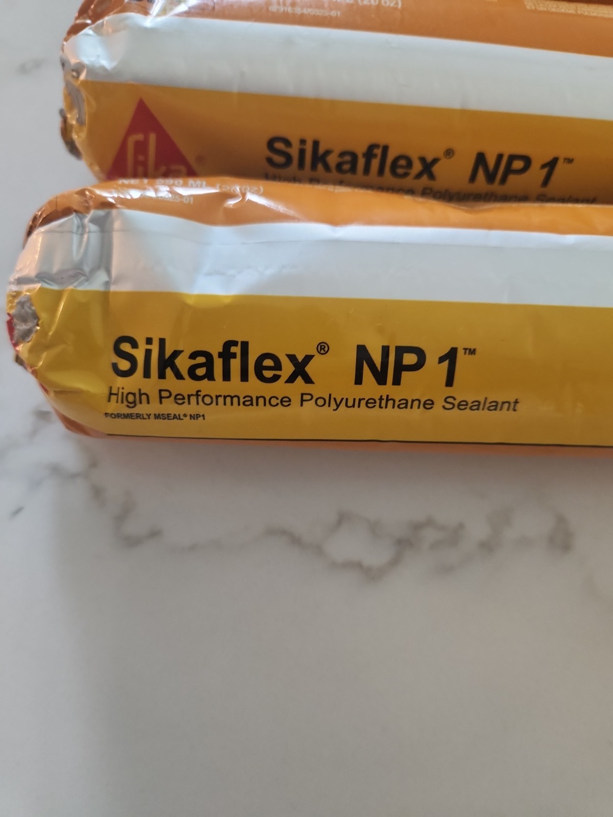 LOT OF 9 Sikaflex NP1 Polyurethane Sealant 20 Oz Sausage, Aluminum Gray