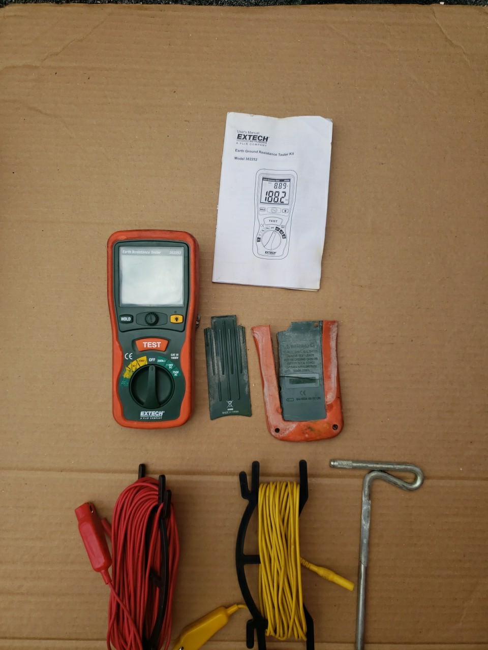 Extech Instruments 382252 Earth Ground Resistance Tester Kit Not Working