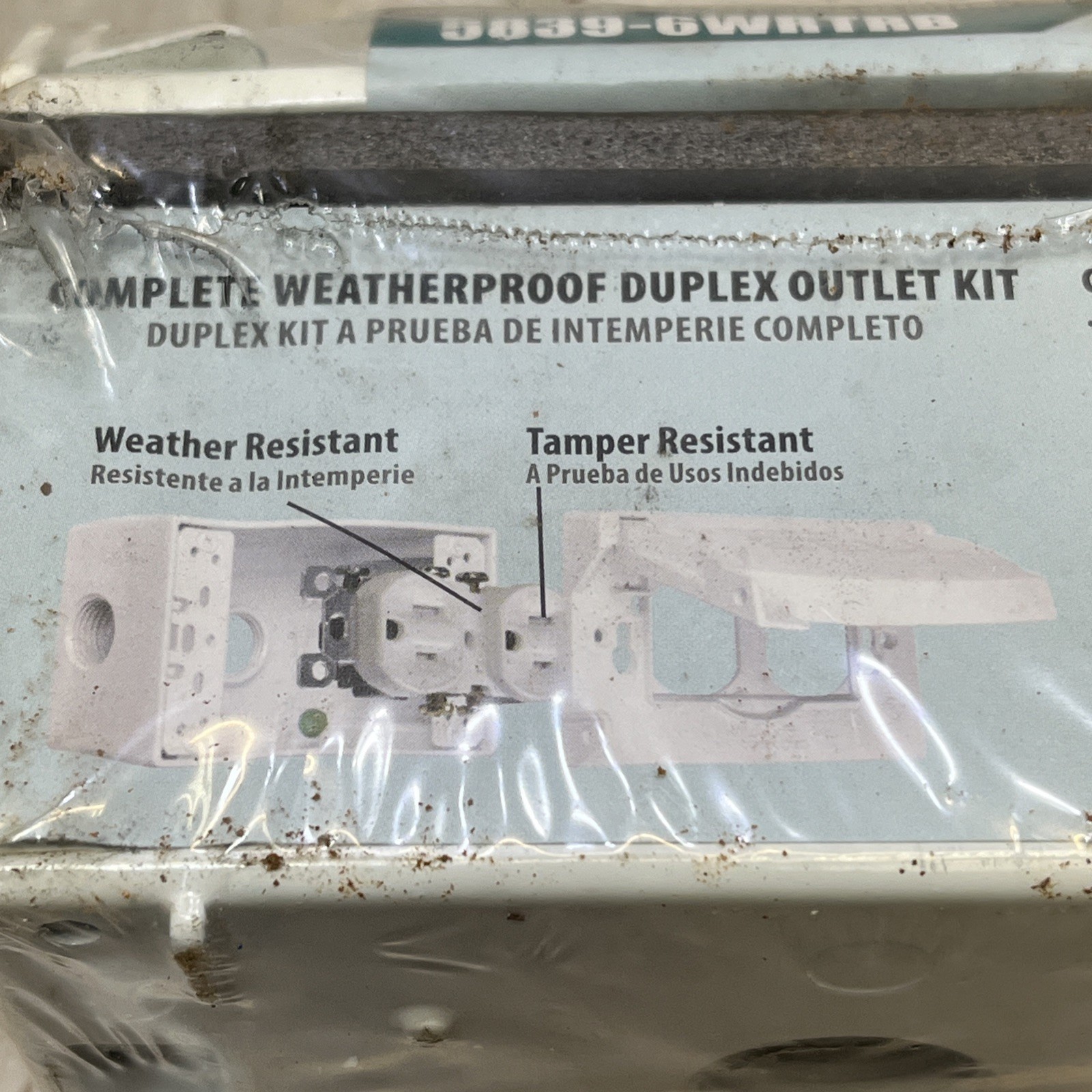 Bell Outdoor 1-5839 6WRTRB Gang Horizontal Waterproof Duplex Outlet Kit – White