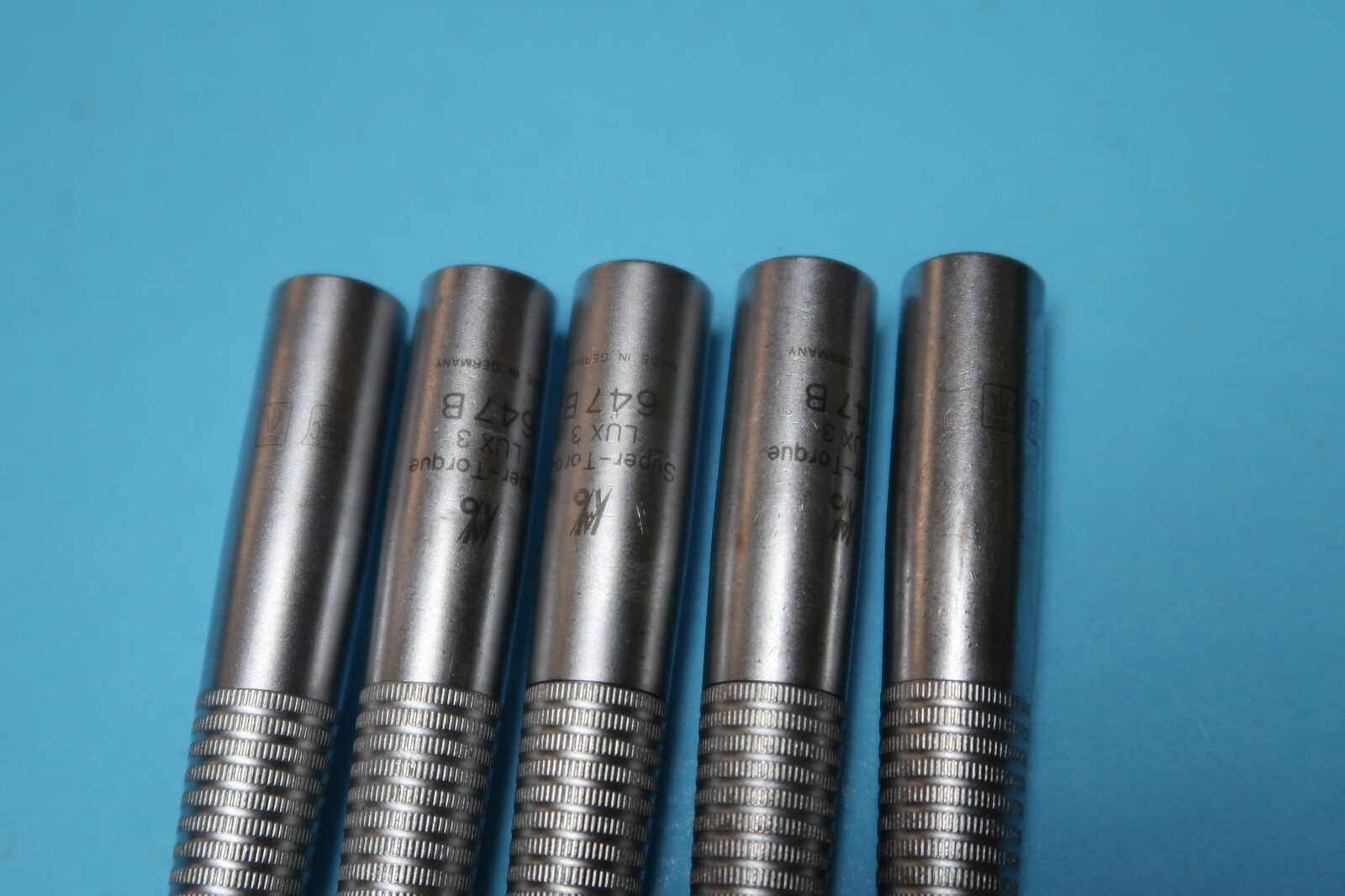 KAVO 647 FIBER OPTIC DENTAL HANDPIECE SET OF 5 & 1 MONTH WARRANTY