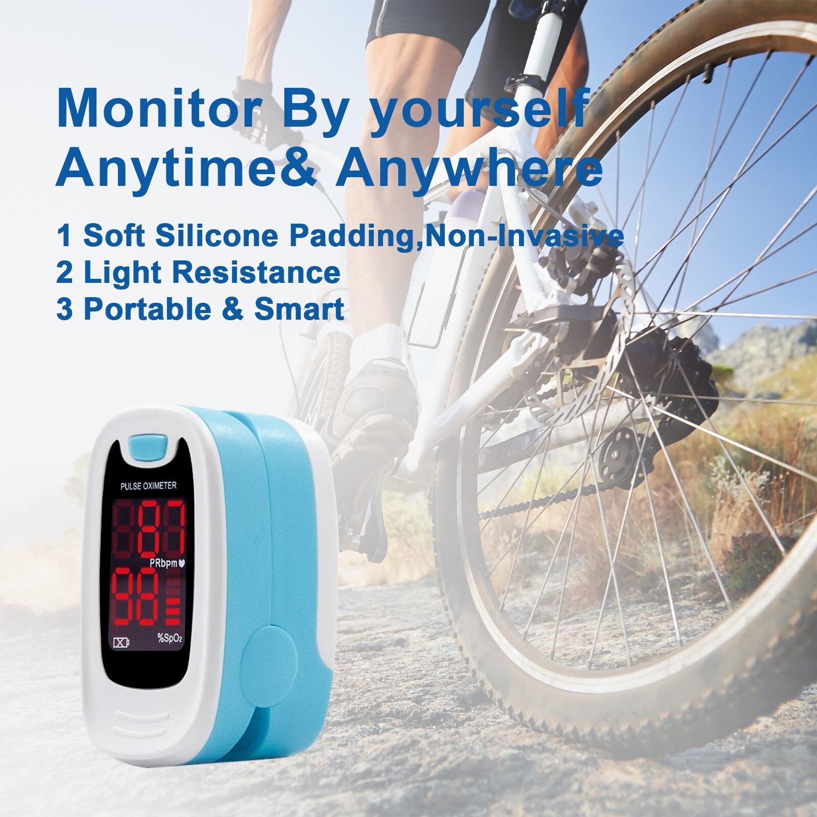 FDA Pulse Oximeter Finger Blood Oxygen SpO2 saturation oximetro monitor