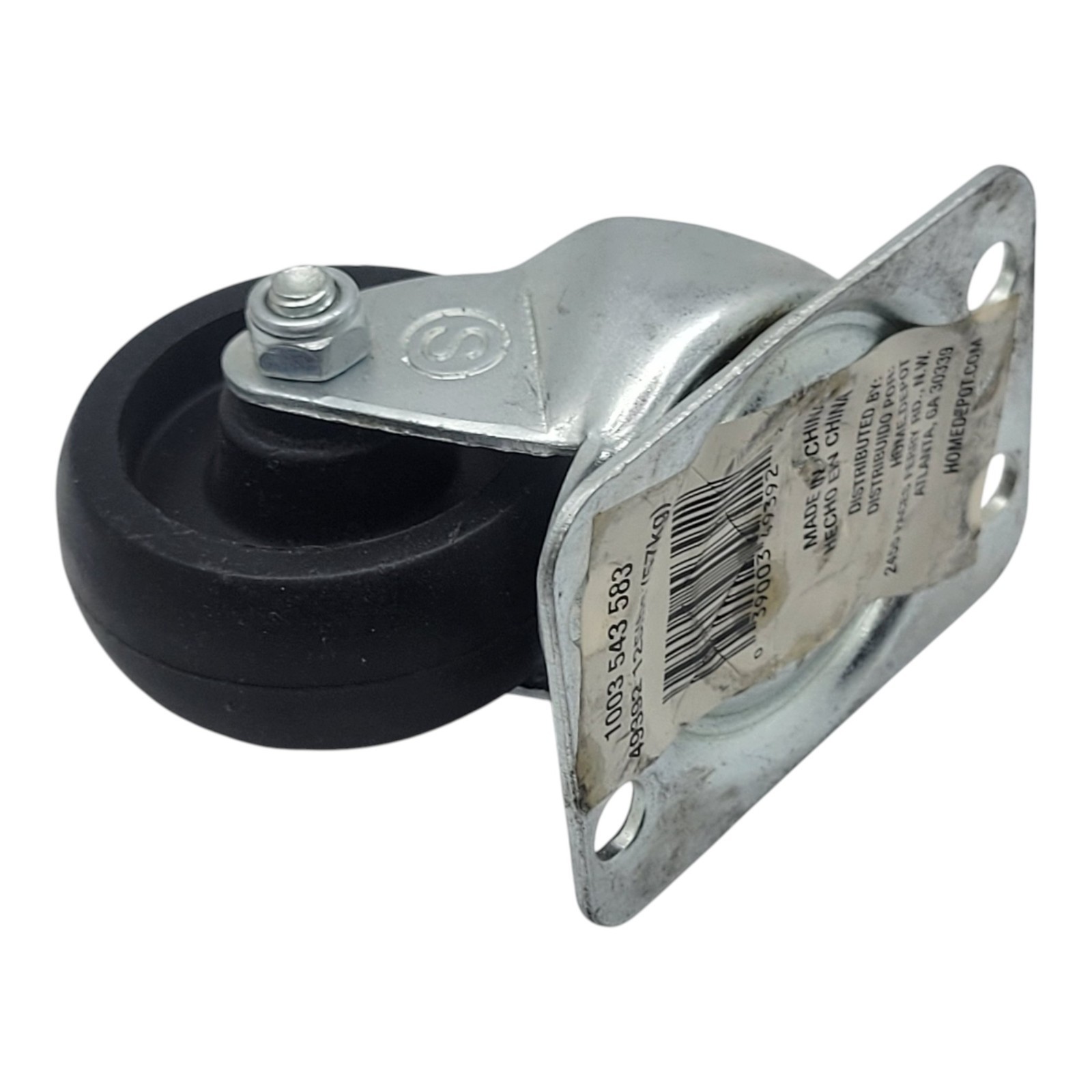 Everbilt 49392 2″ Swivel Plate Caster Polypropylene Wheel Steel Frame