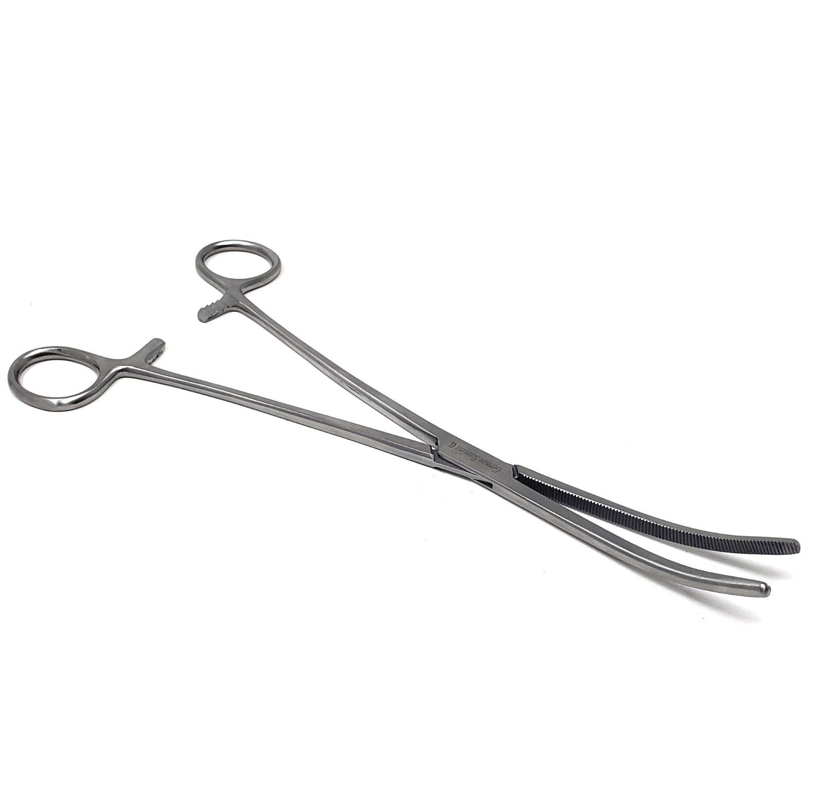 Hemostat Locking Forceps 10″ Curved Jaws Surgical Instrument German Stainless CE