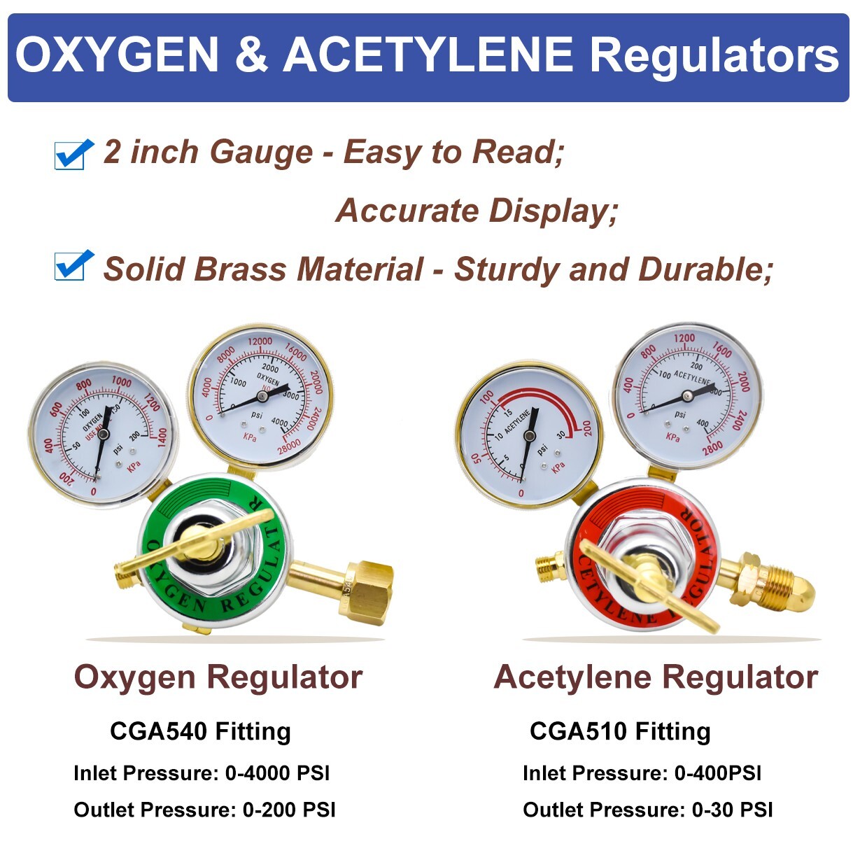 Cutting Welding Torch Kit Oxygen & Acetylene Welding Kit w/15′ Hose Glasses Case