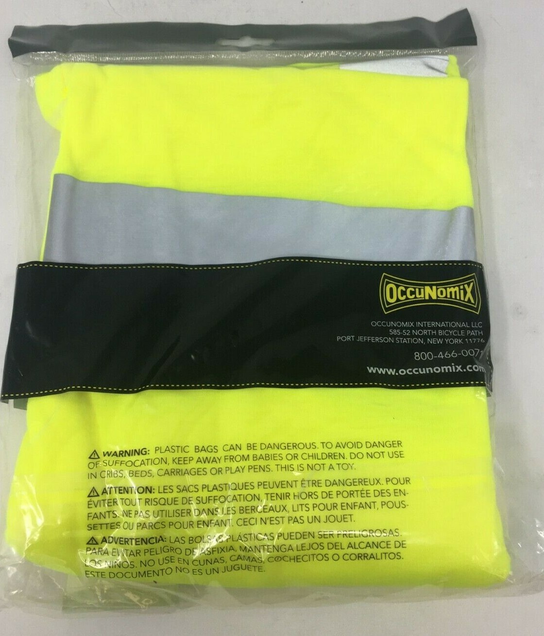 OccuNomix LUX-LST2 Type R Class 2 Wicking Safety Lime T-Shirt L (5 Pack)