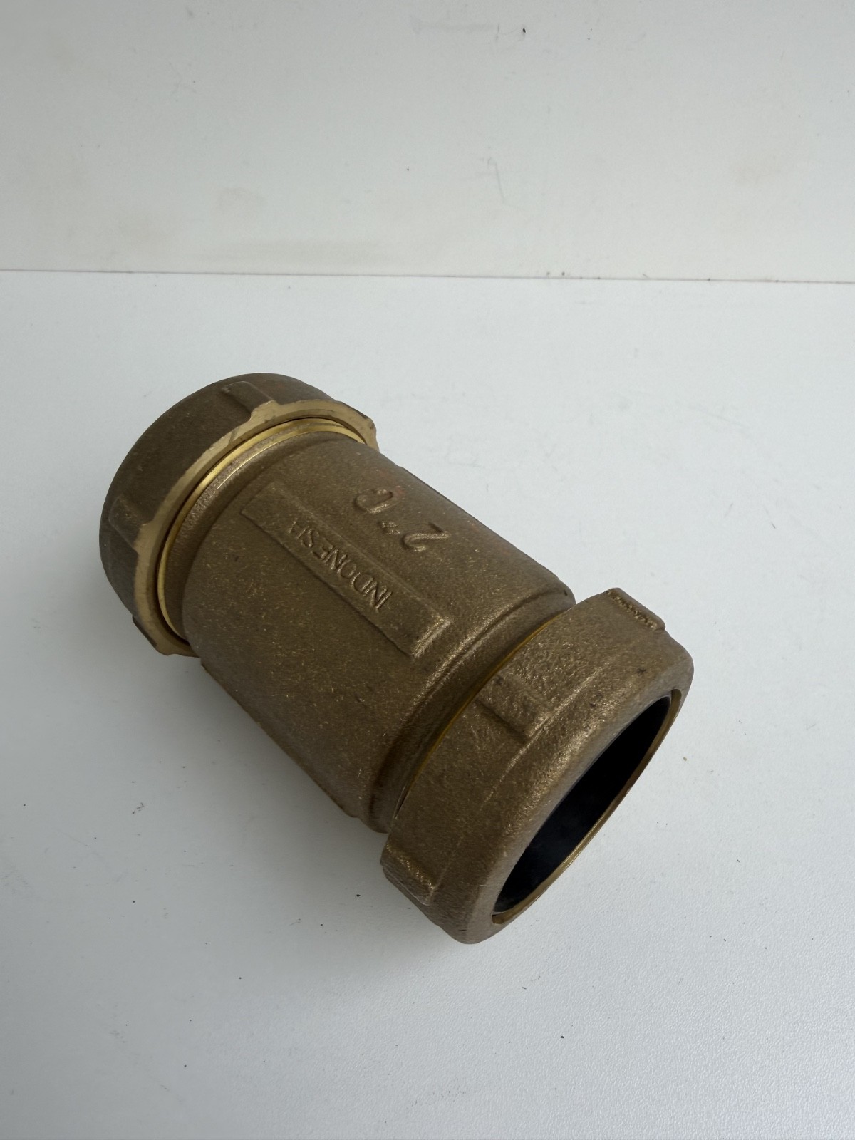 2″ C Brass Compression Coupling Pipe Repair Fitting Copper Tube Size Indonesia