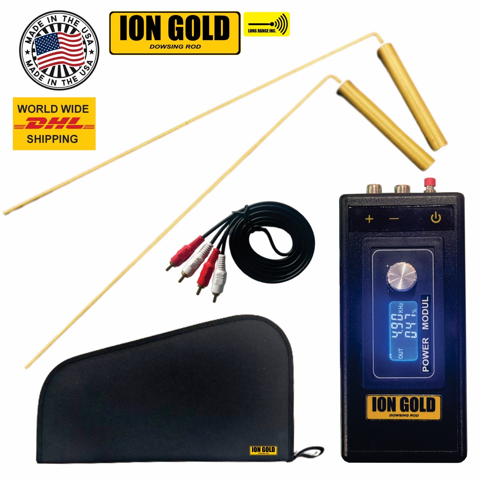 Long Range Metal Detector Gold Silver 1000ft Nuggets Dowsing Rod Treasure USA