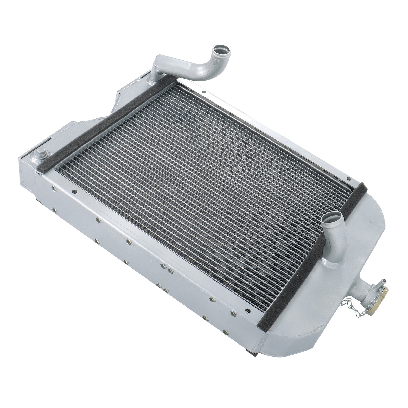 8N8005 86551430 2 low Full Aluminum Radiator For Ford Tractor 2N 8N 9N Model