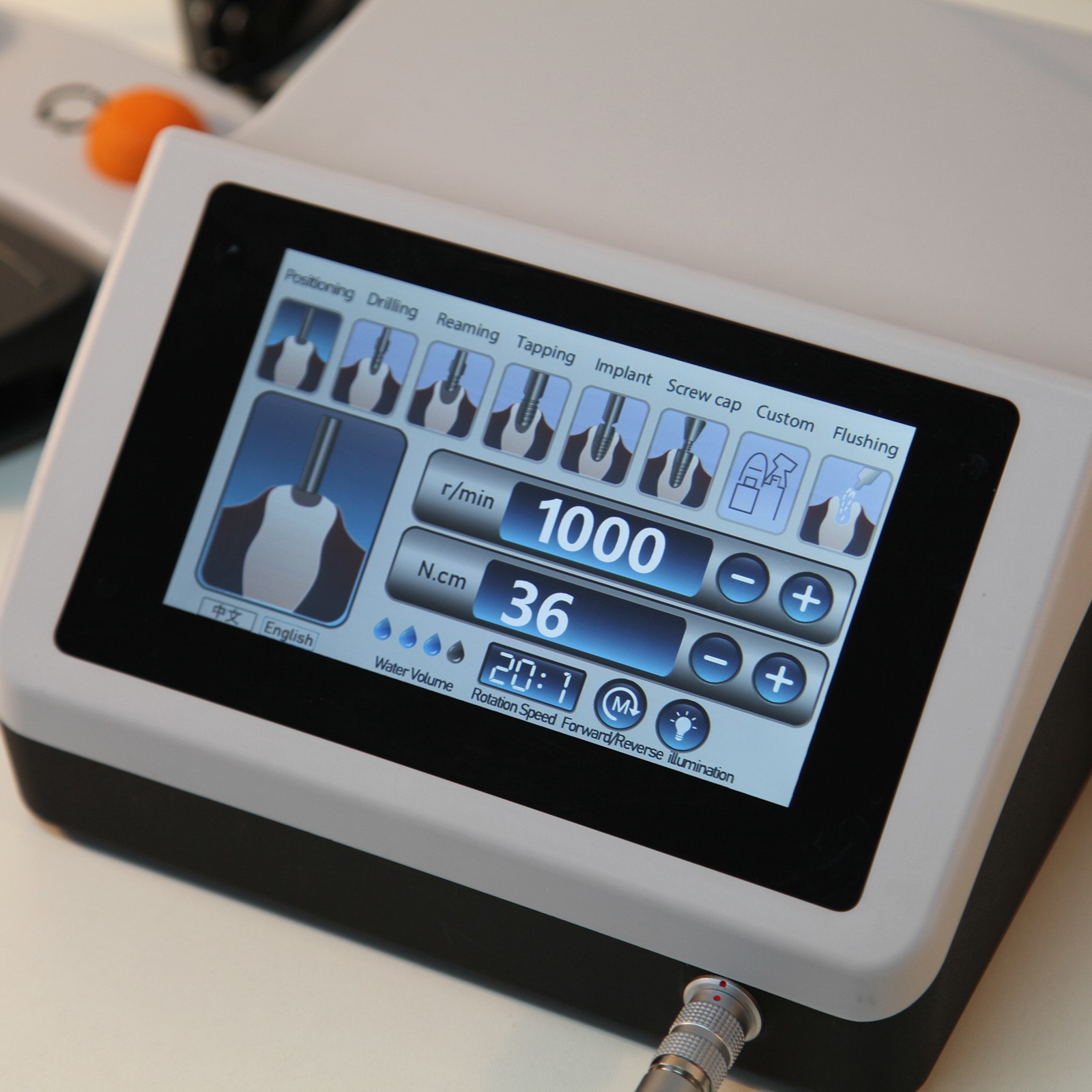 Dental Implant Surgical Brushless Motor + 20:1 LED Contra Angle Handpiece