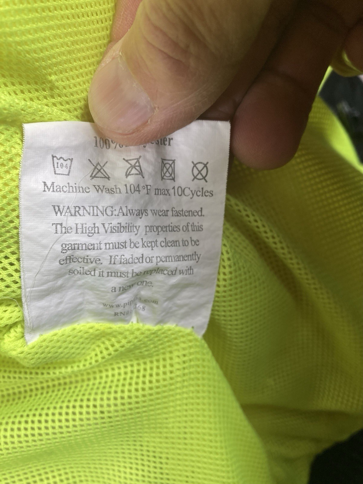 Safety Gear Pip Protective Industrial Products 5XL Hi-Vis coat/jacket 7-in-1