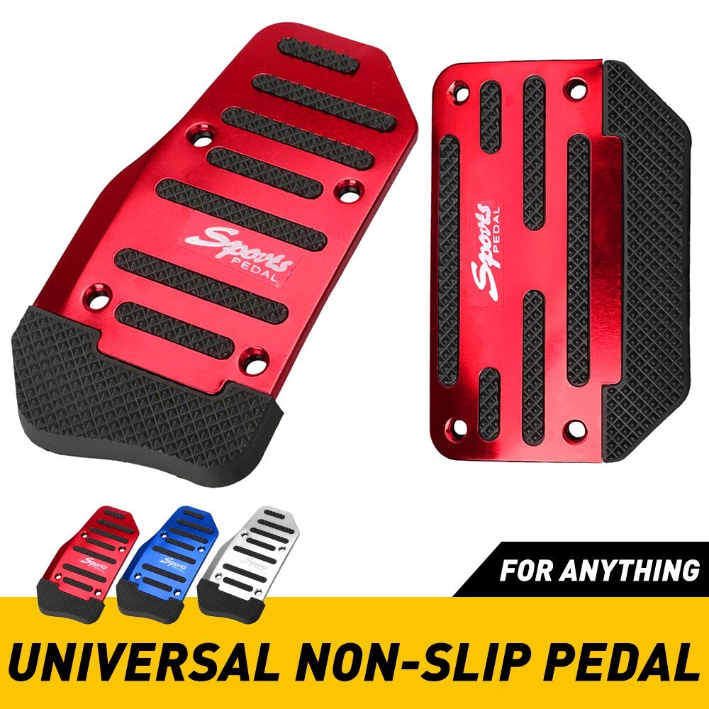 [3 color]Universal Non-Slip Automatic Gas Brake Foot Pedal Pad Cover Accessories