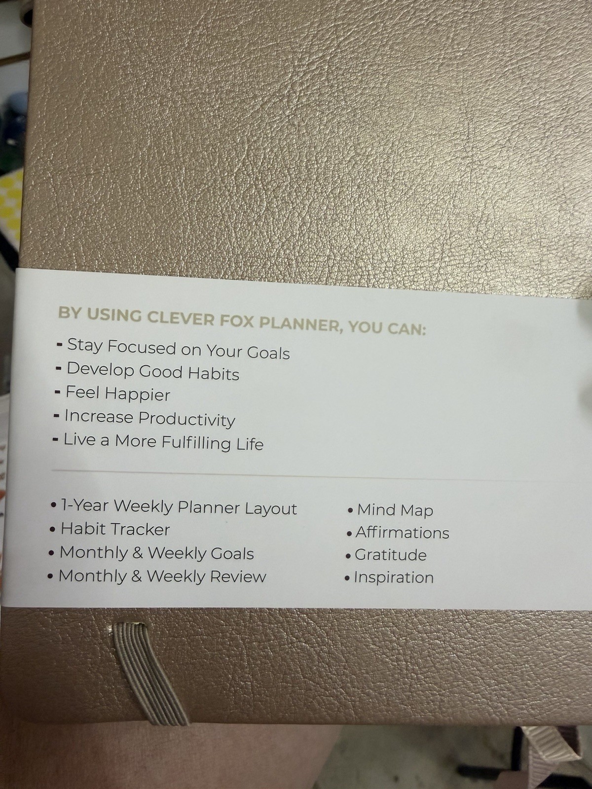 Clever Fox Planner Premium Edition – Undated Luxurious