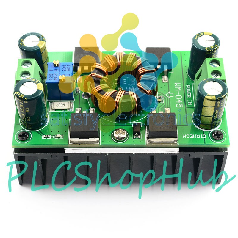 DC-DC 300W 10A CC CV Automatic Step-Up Step-Down Buck-Boost Power Supply Module