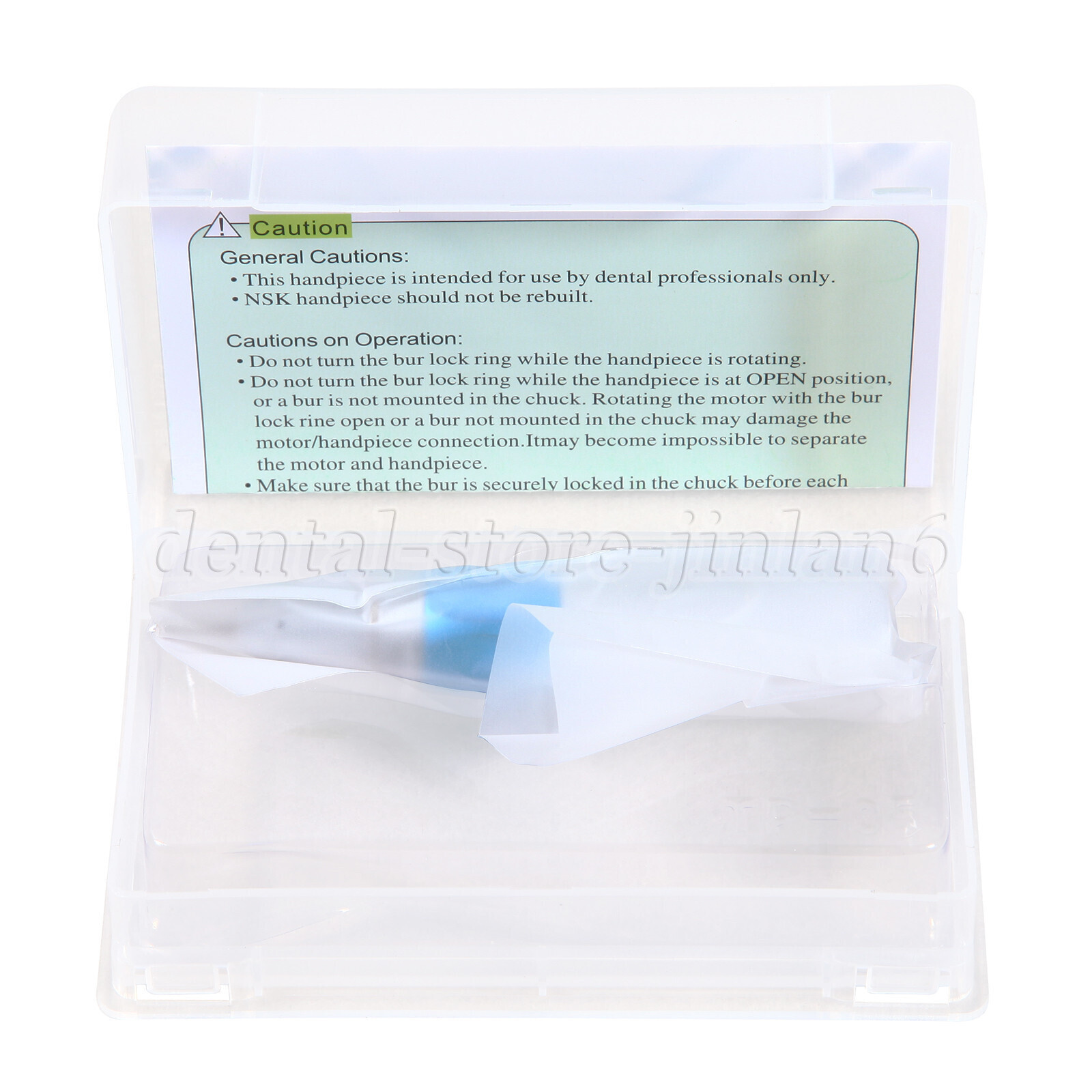 Dental Straight Nose Cone Handpiece Slow Low Speed External Spray