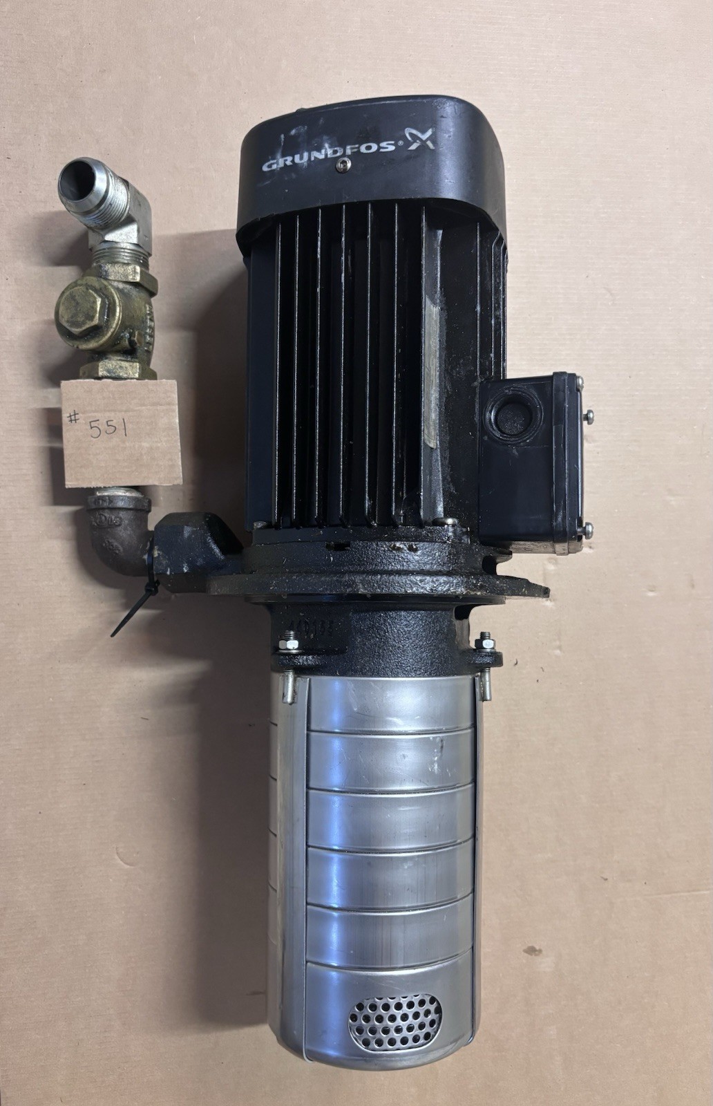GRUNDFOS MTC4-50/4 A-W-A-AQQV 1.7HP 3PH 208-230/460V Coolant Pump 44634454